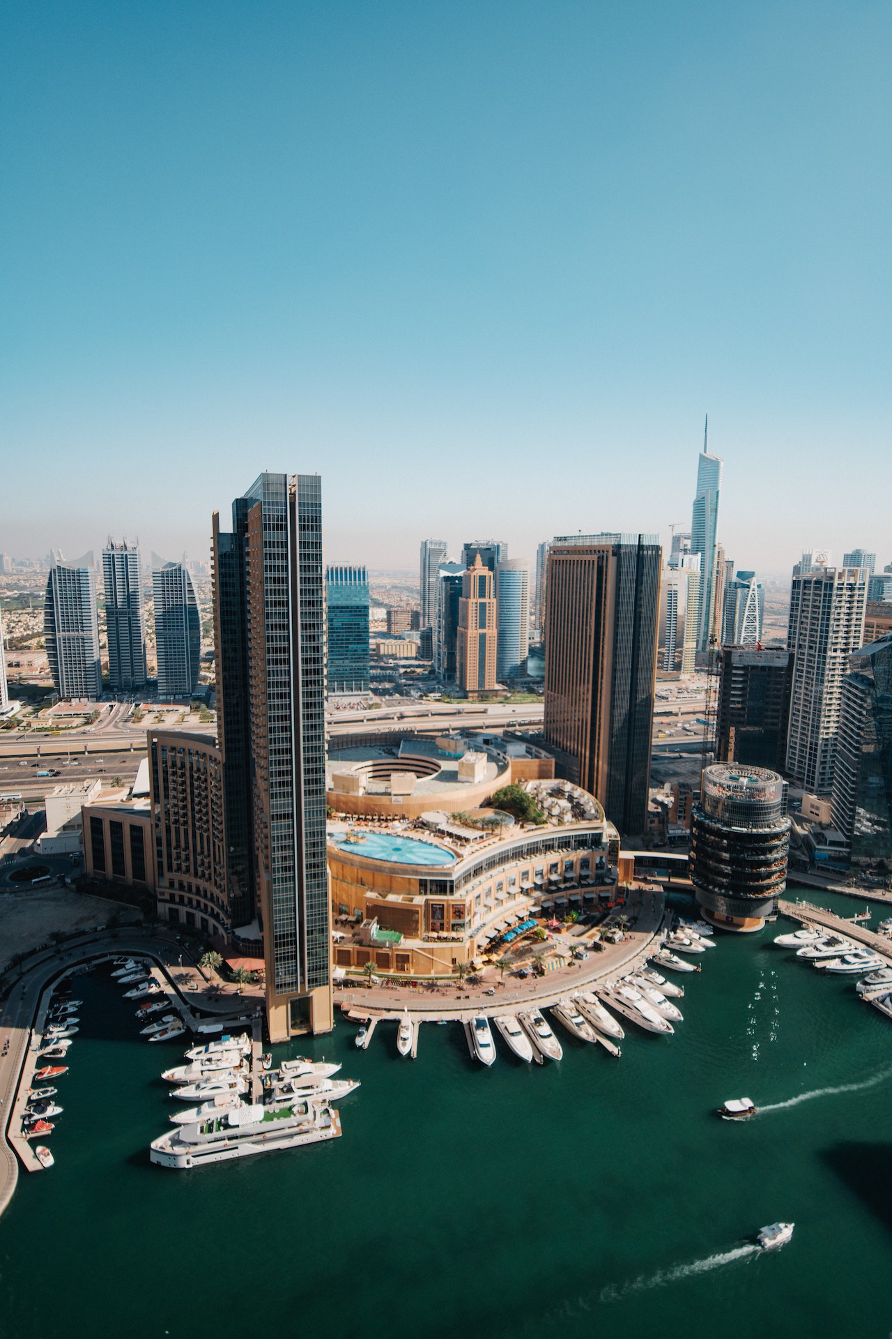 Photograph of airport in UAE air tickets